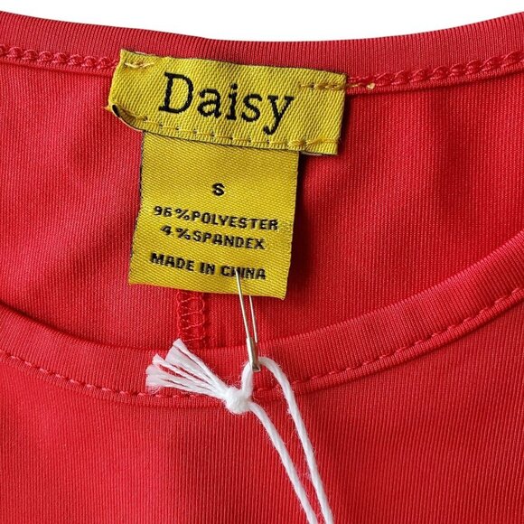 DAISY NWT Cherry Red High Neck Racerback Slit Sexy Maxi Dress BodyCon Size S - Picture 5 of 12